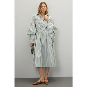 Rosie Assoulin Green Fiesta Dress Size 4